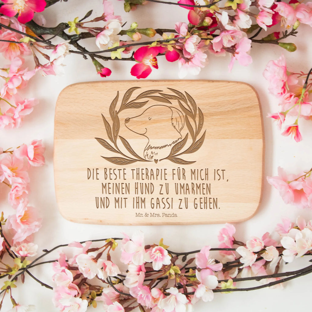 Serving board Dog Flower Schneidebrett, Frühstücksbrett, Frühstücksbrettchen, Holzbrett, Küchenbrett, Schneidebrett Holz, Hund, Hundemotiv, Haustier, Hunderasse, Tierliebhaber, Hundebesitzer, Sprüche, Hundeglück, Hunde, Therapie, Ranke, Selbsttherapie, Hundeliebe