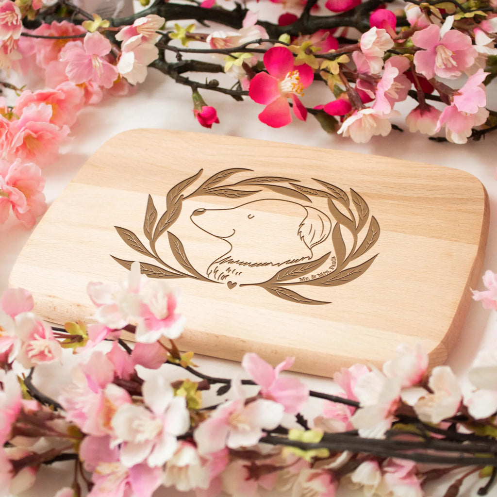 Serving board Dog Flower Schneidebrett, Frühstücksbrett, Frühstücksbrettchen, Holzbrett, Küchenbrett, Schneidebrett Holz, Hund, Hundemotiv, Haustier, Hunderasse, Tierliebhaber, Hundebesitzer, Sprüche, Hundeglück, Hunde, Therapie, Ranke, Selbsttherapie, Hundeliebe