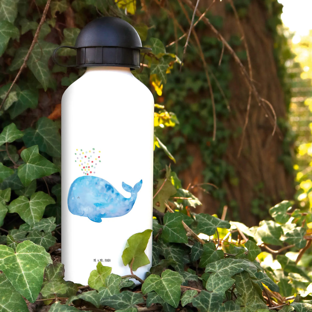 Dziecięca butelka do picia wieloryb konfetti Zwierzeta morskie, Morze, Wakacje