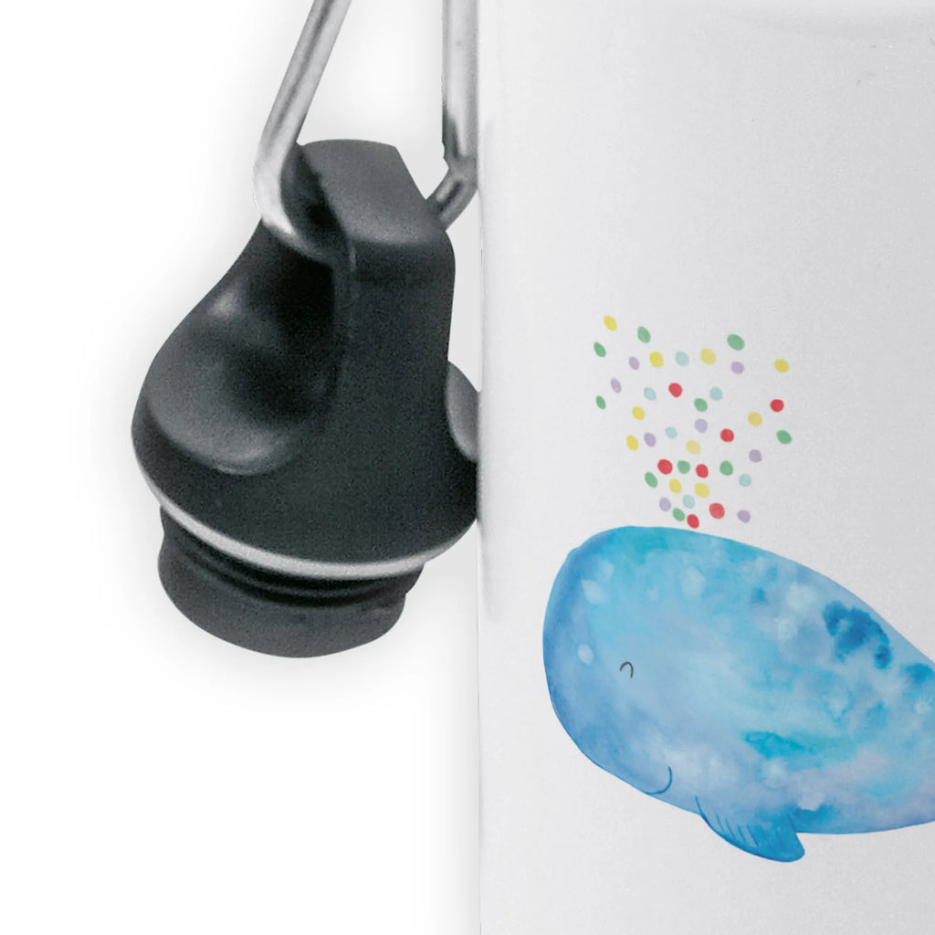 Dziecięca butelka do picia wieloryb konfetti Zwierzeta morskie, Morze, Wakacje