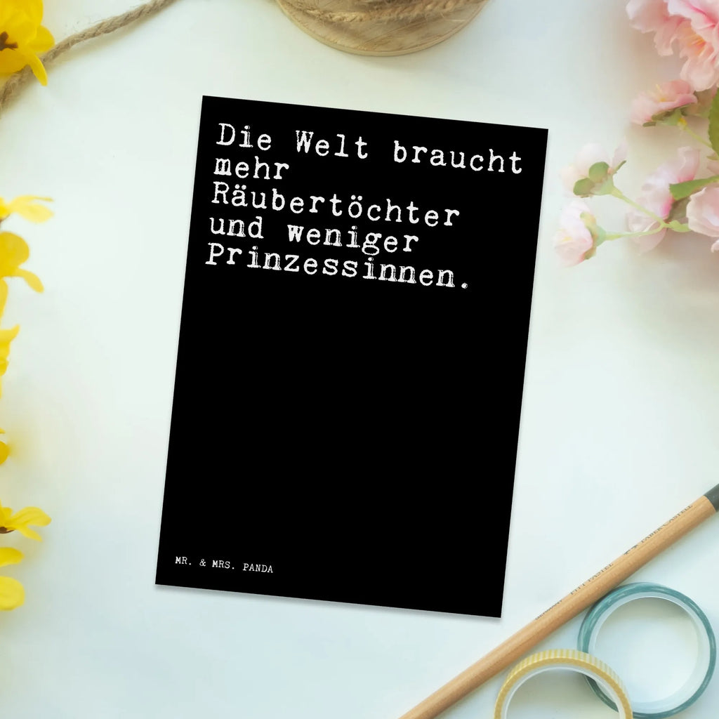 Postcard Die Welt braucht mehr... card, postcards, Postcard, gift, invitation card, gift card, letter, paper, invitation, saying, sayings, funny, wisdom, quotes, Sayings Proverbs Wisdom Quotes Funny Wisdom Words