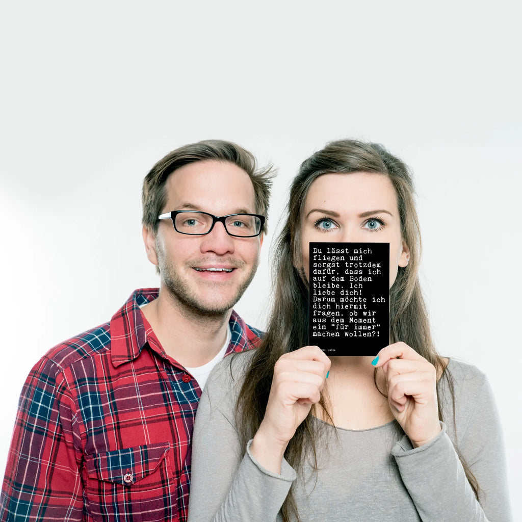 Postcard Du lässt mich fliegen... paper, postcards, invitation card, letter, card, invitation, gift card, Postcard, gift, saying, sayings, funny, wisdom, quotes, Sayings Proverbs Wisdom Quotes Funny Wisdom Words