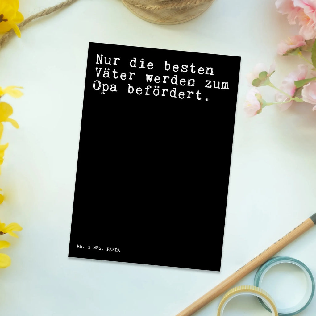 Pocztówka Nur die besten Väter... Ansichtskarte, Karte, Grußkarte, Einladung Geburtstag, Einladungskarten Geburtstag, Geschenkkarte, Dankeskarte, Postkarte, Ansichtskarten, Geburtstagskarte, Einladung, Einladungskarte, Spruch, Sprüche, lustige Sprüche, Weisheiten, Zitate, Spruch Geschenke, Spruch Sprüche Weisheiten Zitate Lustig Weisheit Worte