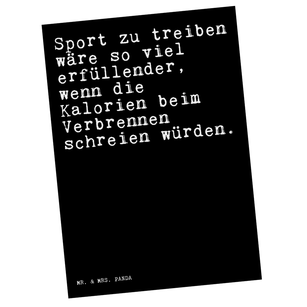 Postcard Sport zu treiben wäre... Postcard, invitation card, gift, invitation, gift card, card, paper, postcards, letter, saying, sayings, funny, wisdom, quotes, Sayings Proverbs Wisdom Quotes Funny Wisdom Words
