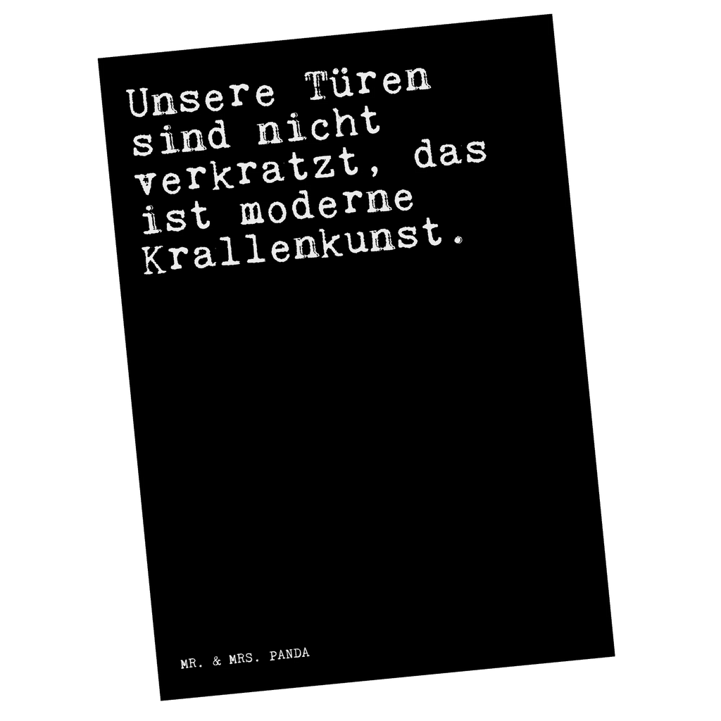 Postcard Unsere Türen sind nicht... Postcard, gift card, letter, invitation, card, postcards, gift, paper, invitation card, saying, sayings, funny, wisdom, quotes, Glizzer Spell Proverbs Wisdom Quotes Funny Wisdom Words