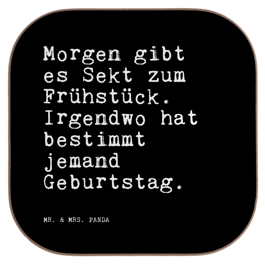 Podkładka Morgen gibt es Sekt... Przysłowie, przysłowia, zabawne przysłowia, mądrości, cytaty, prezenty z przysłowiami