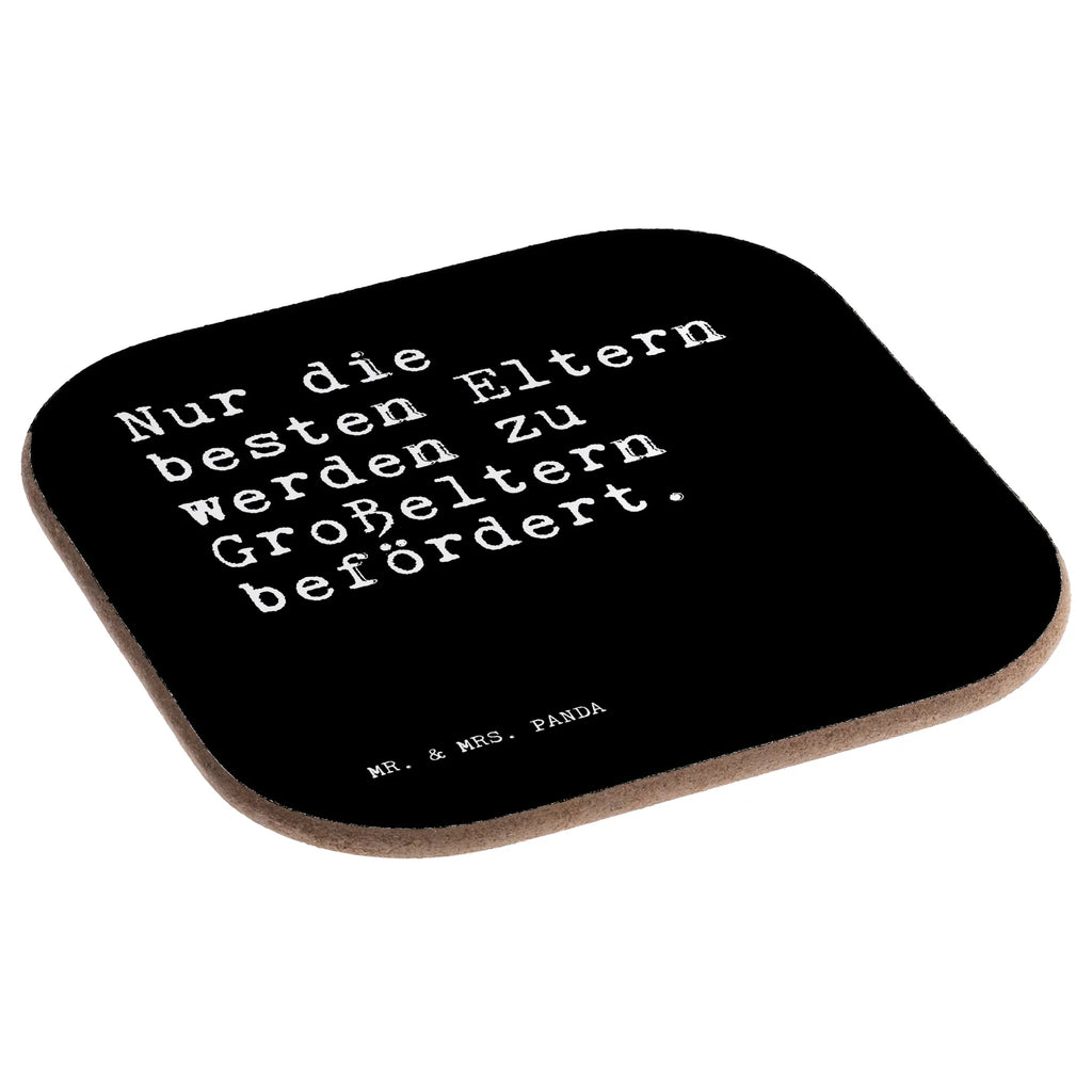 Square coaster Nur die besten Eltern... breakfast, party, glass coasters, gifts, presents, Coasters, gift, saying, sayings, funny, wisdom, quotes, Sayings Proverbs Wisdom Quotes Funny Wisdom Words