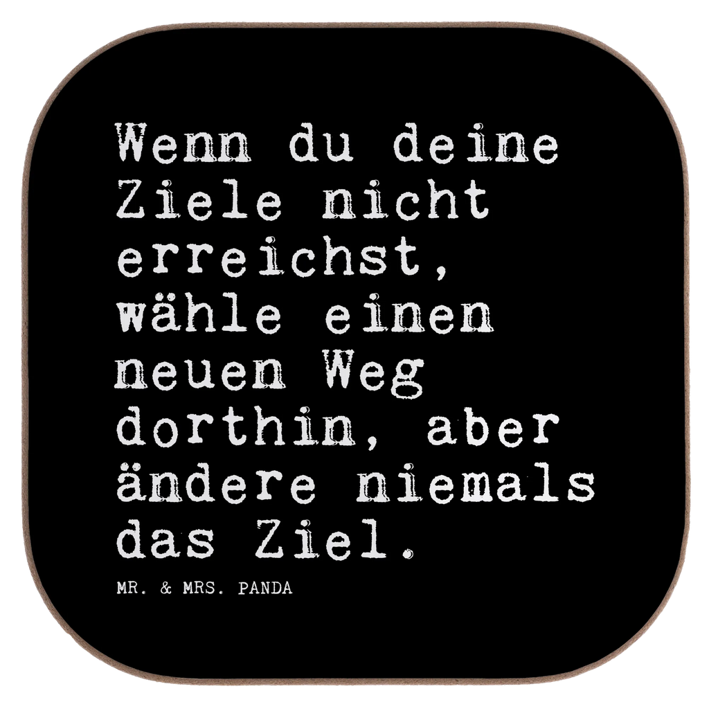 Square coaster Wenn du deine Ziele... glass coasters, Coasters, breakfast, gift, gifts, presents, party, saying, sayings, funny, wisdom, quotes, Sayings Proverbs Wisdom Quotes Funny Wisdom Words