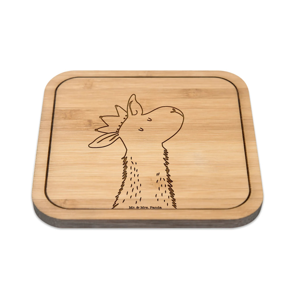 Square coaster llama head king gifts, glass coasters, square, glasses, gift, coasters, glass, breakfast, party, giveaways, wood, set, presents, Llama, llama, alpaca, trendy animal, king, dad, mum, lama, supervisor, queen, girlfriend, high school graduation, lamas, colleague, boss, office colleague