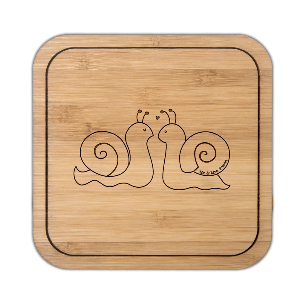 Square coaster Snails in love presents, coasters, breakfast, wood, set, square, giveaways, party, glass, gifts, glass coasters, glasses, gift, Love, Loving, Two, Together, Marriage, Engagement, Proposal of marriage, Love gift, gift for her, gift for him, anniversary gift