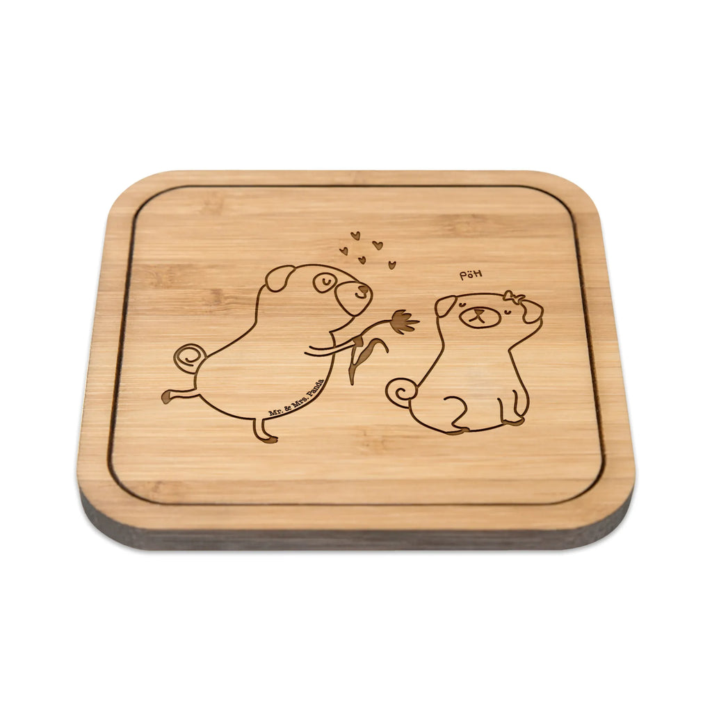 Square coaster pug In love set, square, glass, gifts, glasses, giveaways, presents, gift, party, breakfast, wood, glass coasters, coasters, dog, mutt, hound, woof, dog mama, dog breed, love dogs, love for dogs, dog decorative items, bag with dog print, funny gifts for dog owners, what do you give a dog lover, Christmas gifts for dogs, gifts for dogs, dog sayings, in love, boob, love saying. Engaged, dog love, love, gift friend, partner, Pug