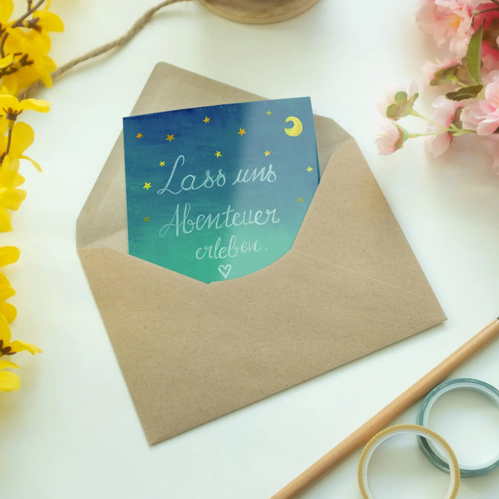 Greetings card Adventure invitation card, greeting card, birthday card, folding card, wedding card, Nature, joy of life, love, Adventure, Travel gift, Bagpacker gift, Camping, Saying freedom, Vacation