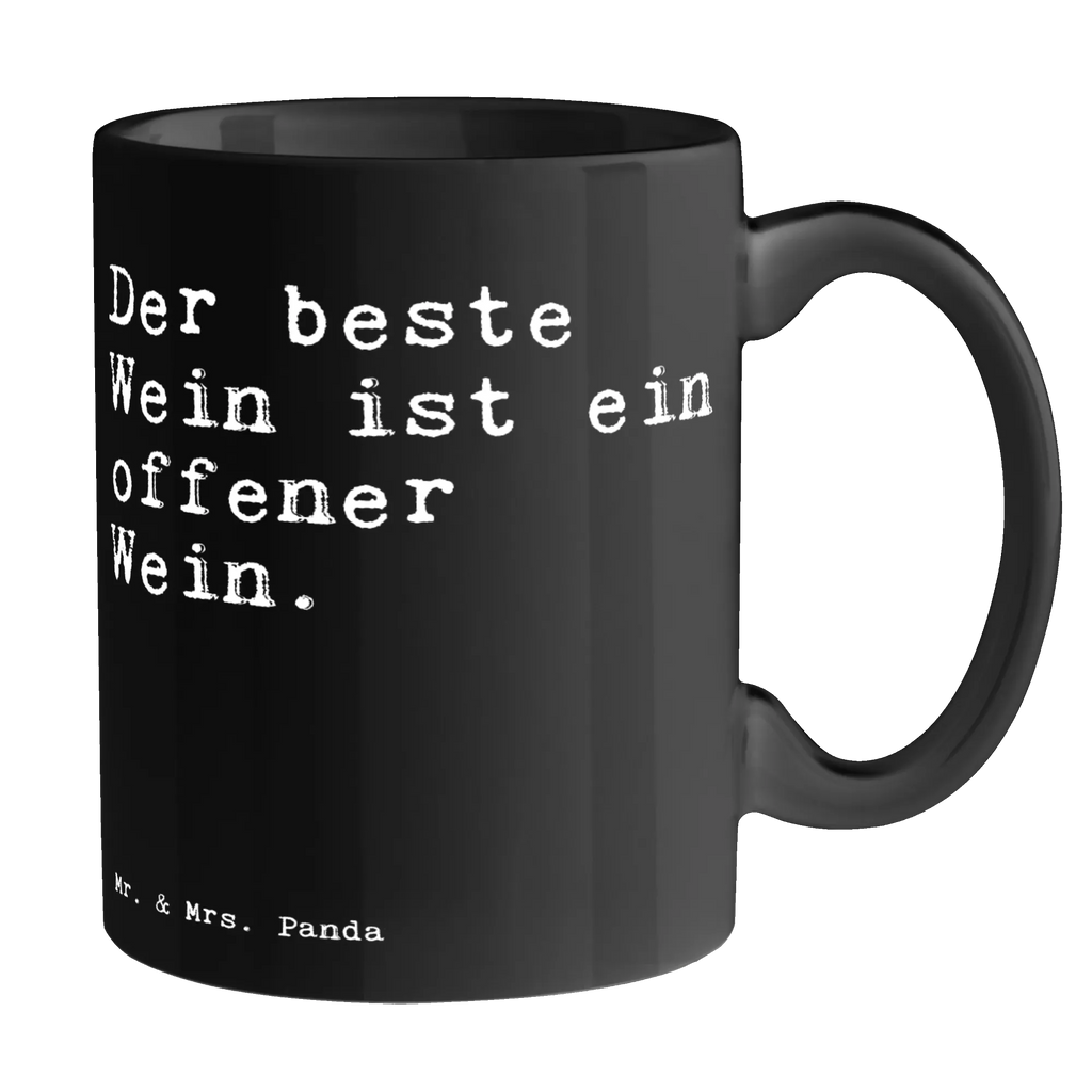 Kubek Der beste Wein ist... Bürotasse, Tasse, Teetasse, Tasse mit Motiven, Geschenktasse, Keramiktasse, Porzellantasse, Kaffeetasse, Tasse mit Zitaten, Spruch, Sprüche, lustige Sprüche, Weisheiten, Zitate, Spruch Geschenke, Spruch Sprüche Weisheiten Zitate Lustig Weisheit Worte