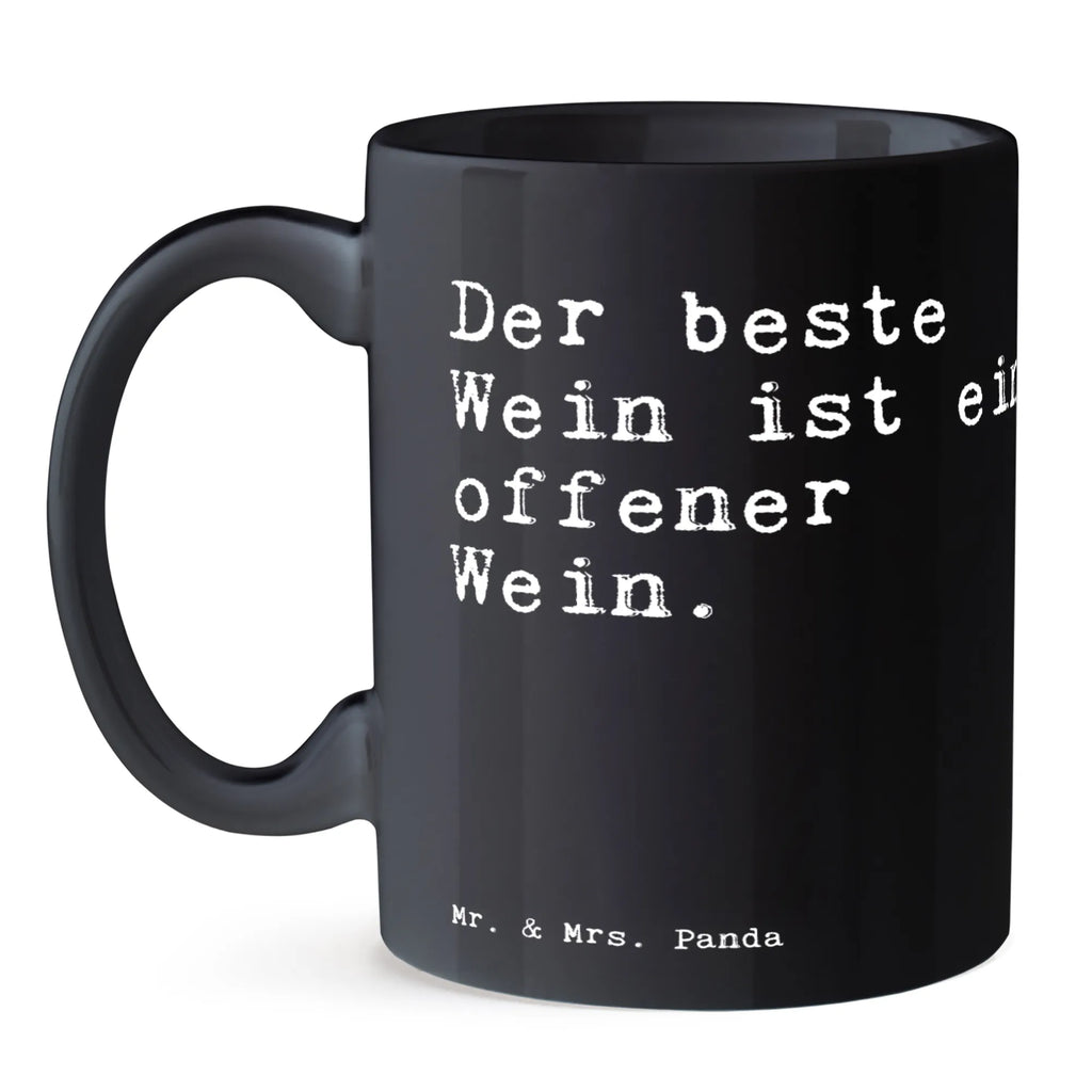 Kubek Der beste Wein ist... Bürotasse, Tasse, Teetasse, Tasse mit Motiven, Geschenktasse, Keramiktasse, Porzellantasse, Kaffeetasse, Tasse mit Zitaten, Spruch, Sprüche, lustige Sprüche, Weisheiten, Zitate, Spruch Geschenke, Spruch Sprüche Weisheiten Zitate Lustig Weisheit Worte