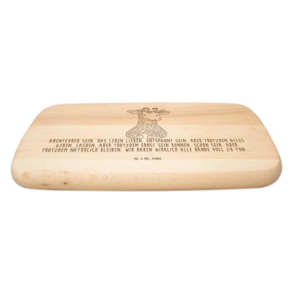 Śniadaniowa deska żyrafa Wieniec kwiatów Afryka, dzikie zwierzęta