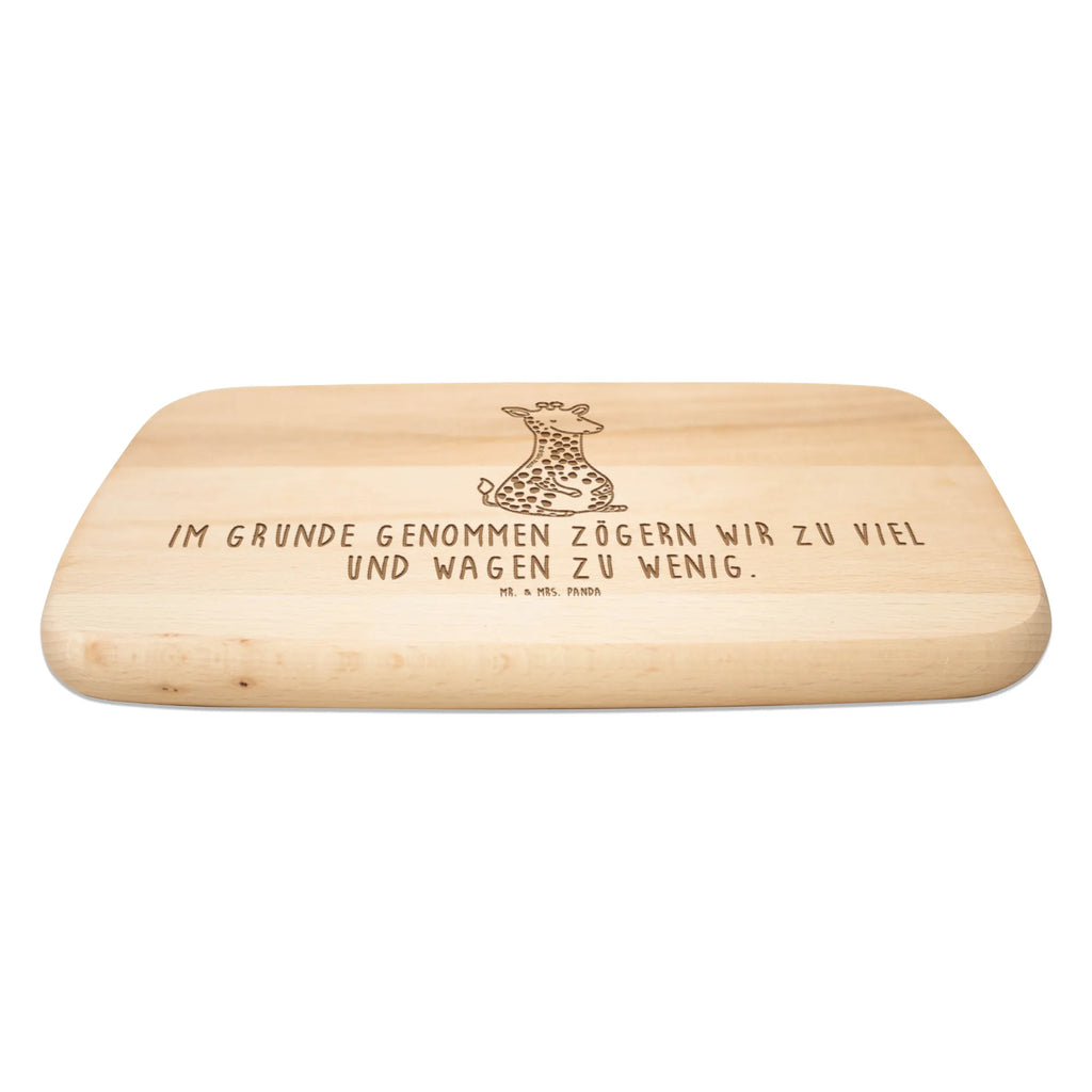 Frühstücksbrett Giraffe Zufrieden Holzbrett, Frühstücksbrett, Küchenbrett, Schneidebrett Holz, Frühstücksbrettchen, Schneidebrett, Afrika, Wildtiere, Giraffe, Abenteuer, Glück, Zufrieden