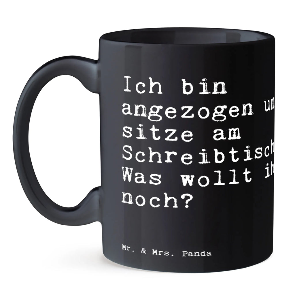 Mug Ich bin angezogen und... Tasse mit Zitaten, Keramiktasse, Tasse mit Motiven, Geschenktasse, Tasse, Teetasse, Porzellantasse, Bürotasse, Kaffeetasse, Spruch, Sprüche, lustige Sprüche, Weisheiten, Zitate, Spruch Geschenke, Spruch Sprüche Weisheiten Zitate Lustig Weisheit Worte