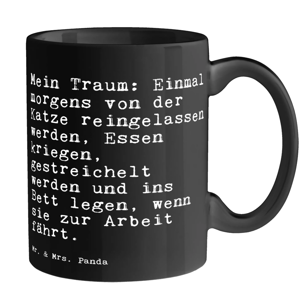 Kubek Mein Traum: Einmal morgens... Przysłowie, przysłowia, zabawne przysłowia, mądrości, cytaty, prezenty z przysłowiami