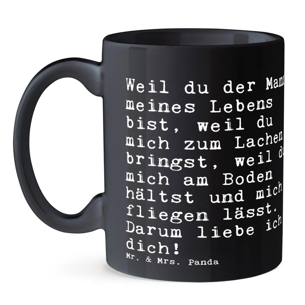 Kubek Weil du der Mann... Porzellantasse, Bürotasse, Tasse mit Zitaten, Geschenktasse, Keramiktasse, Tasse, Kaffeetasse, Teetasse, Tasse mit Motiven, Spruch, Sprüche, lustige Sprüche, Weisheiten, Zitate, Spruch Geschenke, Spruch Sprüche Weisheiten Zitate Lustig Weisheit Worte