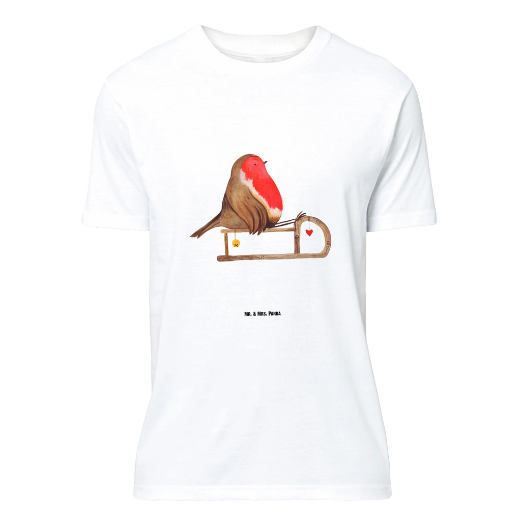 Rozmiar L T-shirt rudzik sanki Shirt, Tshirt, Damen, Nachthemd, Herrn, Junggesellenabschied, Schlafshirt, Geburstag, T-Shirt mit Spruch, Lustiges T-Shirt, Jubiläum, T-Shirt, Weihnachtsdeko, Weihnachten, Nikolaus, Advent, Heiligabend, Winter, Wintermotiv, Vogel, Schlitten