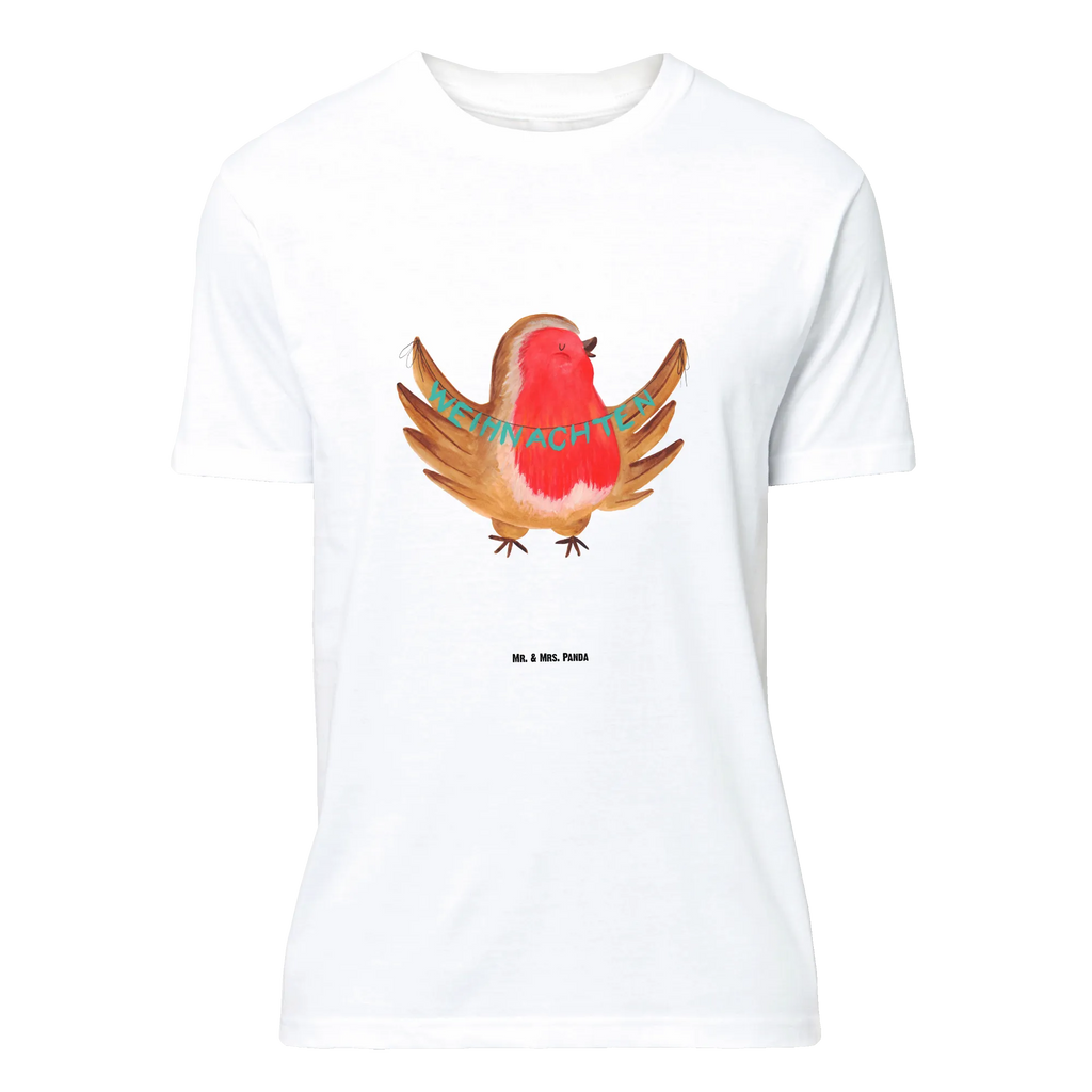 T-Shirt Standard Rotkehlchen Weihnachten Shirt, T-Shirt, Nachthemd, Schlafshirt, Jubiläum, Junggesellenabschied, Tshirt, Lustiges T-Shirt, Herrn, T-Shirt mit Spruch, Geburstag, Damen, Weihnachtsdeko, Wintermotiv, Advent, Heiligabend, Weihnachten, Nikolaus, Winter, Weihnachtsmotiv, Frohe Weihnachten, Weihnachtsgruß, Xmas, Vogel