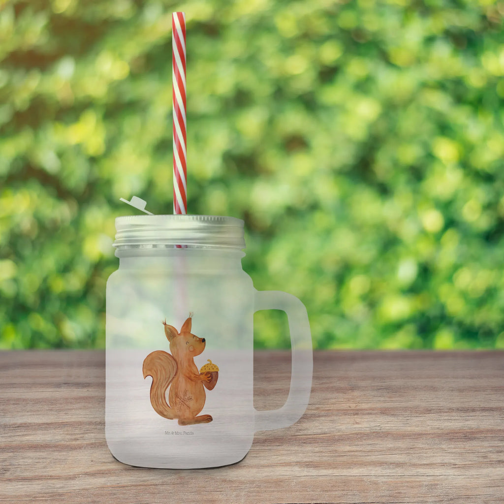 Mason jar drinking glass Squirrel Christmas time Mason Jar, summer glass, preserving glass, handle glass, cocktail glass, glass, drinking glass, Winter, Christmas, Christmas time, snow, Merry Christmas, Happy New Year, Christmas Greeting, New Year, Christmas Theme, Xmas, Bird