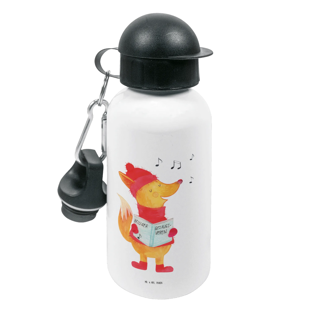 Kindertrinkflasche Fuchs Sänger Aluminium Trinkflasche, Leichte Flasche, Kunststoff Trinkflasche, Fahrradflasche, Sportflasche, Fitnessflasche, Kindergeburtstag, Trinkflasche Für Reisen, Flasche Mit Deckel, Trinkflasche Mit Filter, Trinkflasche Für Alltag, Thermo Trinkflasche Doppelwandig, BPA-freie Flasche, Nachhaltige Trinkflasche, Isolierflasche, Edelstahl Trinkflasche, Glas Trinkflasche, Wasserflasche, Thermoflasche, Trinkbehälter, Getränkeflasche, Outdoorflasche, Borosilikatglas Trinkflasche, Trinkflasche Für Unterwegs, Wiederverwendbare Flasche, Flasche To Go, Trinkflasche, Weihnachten, Winter, Weihnachtsdeko, Nikolaus, Advent, Heiligabend, Wintermotiv, Sänger, Füchse, Weihnachtslieder, Singen, Geschenk Sänger, Fuchs