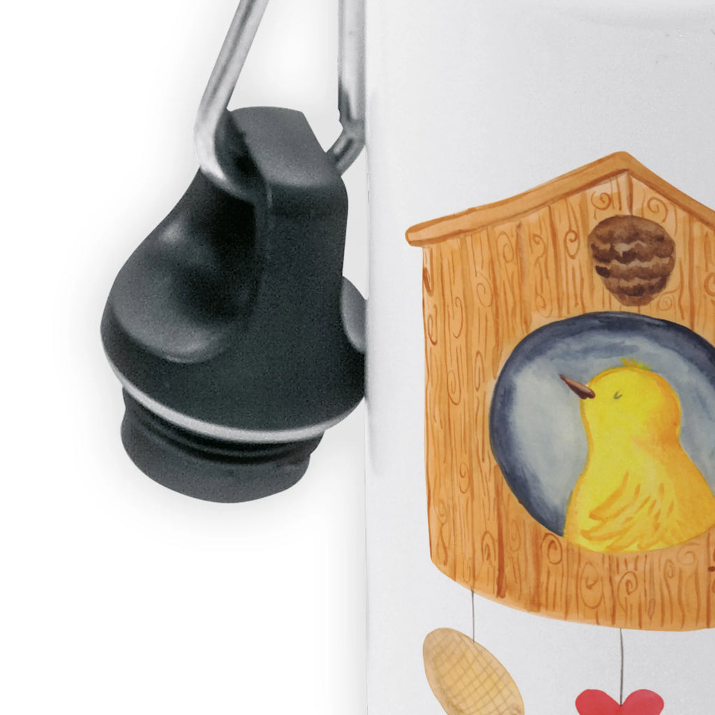 Kids drinks bottle Bird House Kindergarten bottle, Children's bottle, Kids, Bottle, Drinking bottle, Primary school, Children, small animals, cute, funny, cute animal motives, hand drawn, small world, funny sayings, good mood, happy, gifts, gift ideas, special gifts, animal lover, card, favorite place, Bird, house, home, nest, apartment, family, birdhouse, home sweet home, our house, birds, castle