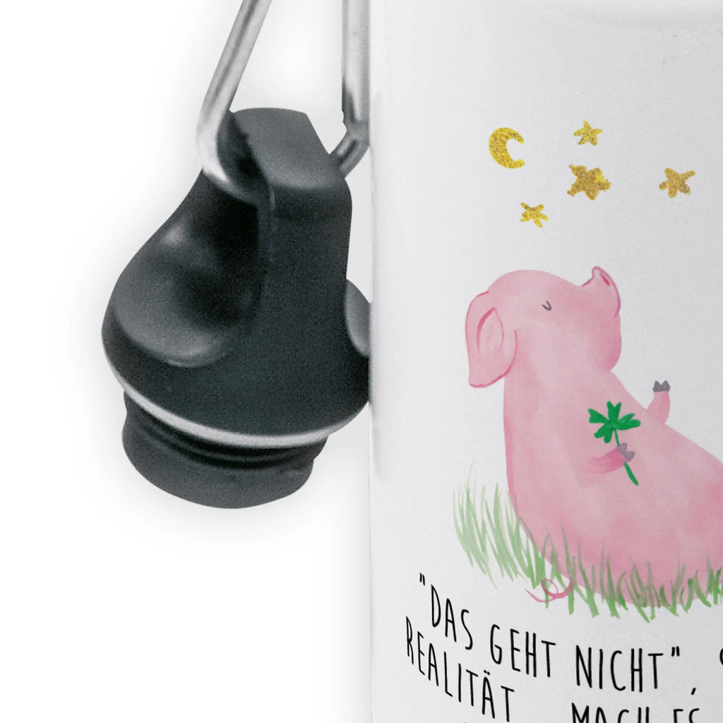 Dziecięca butelka do picia świnia Szczęście Motywy zwierzęce, dobra energia, zabawne powiedzonka, zwierzęta