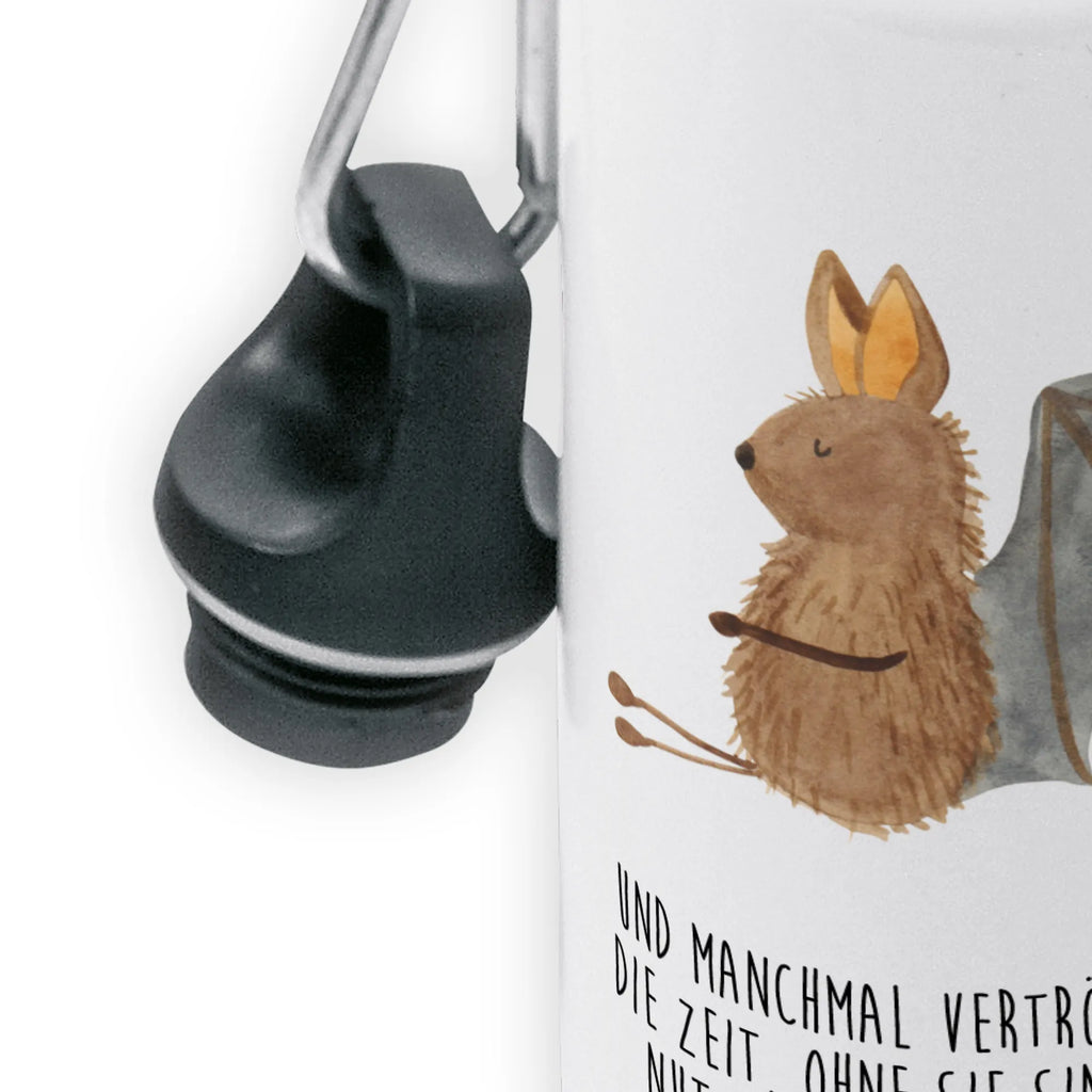 Dziecięca butelka do picia Nietoperz siedzenie Motywy zwierzęce, dobra energia, zabawne powiedzonka, zwierzęta