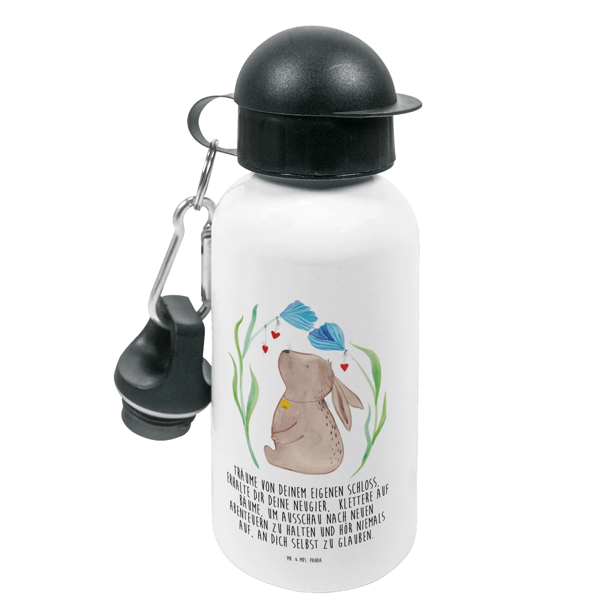 Kids drinks bottle Hare flower Easter bunny, birthday, rabbit, Bunny, child's birthday, birth, baptism, christening gift, first child, pregnancy, hope, child