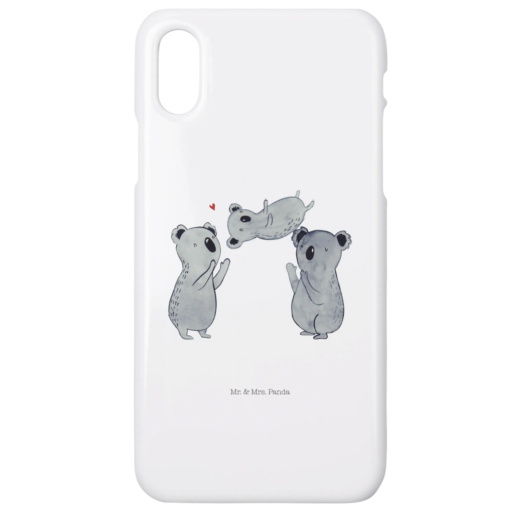 Etui na iPhone 10 Koale Świętować Hülle, Handycover, Handyhülle, Iphone 10, Handy, Cover, Iphone X, Geburtstag, Geburtstagsgeschenk, Geschenk, Eltern, Familie, Koala, Herz, Kind, Liebe
