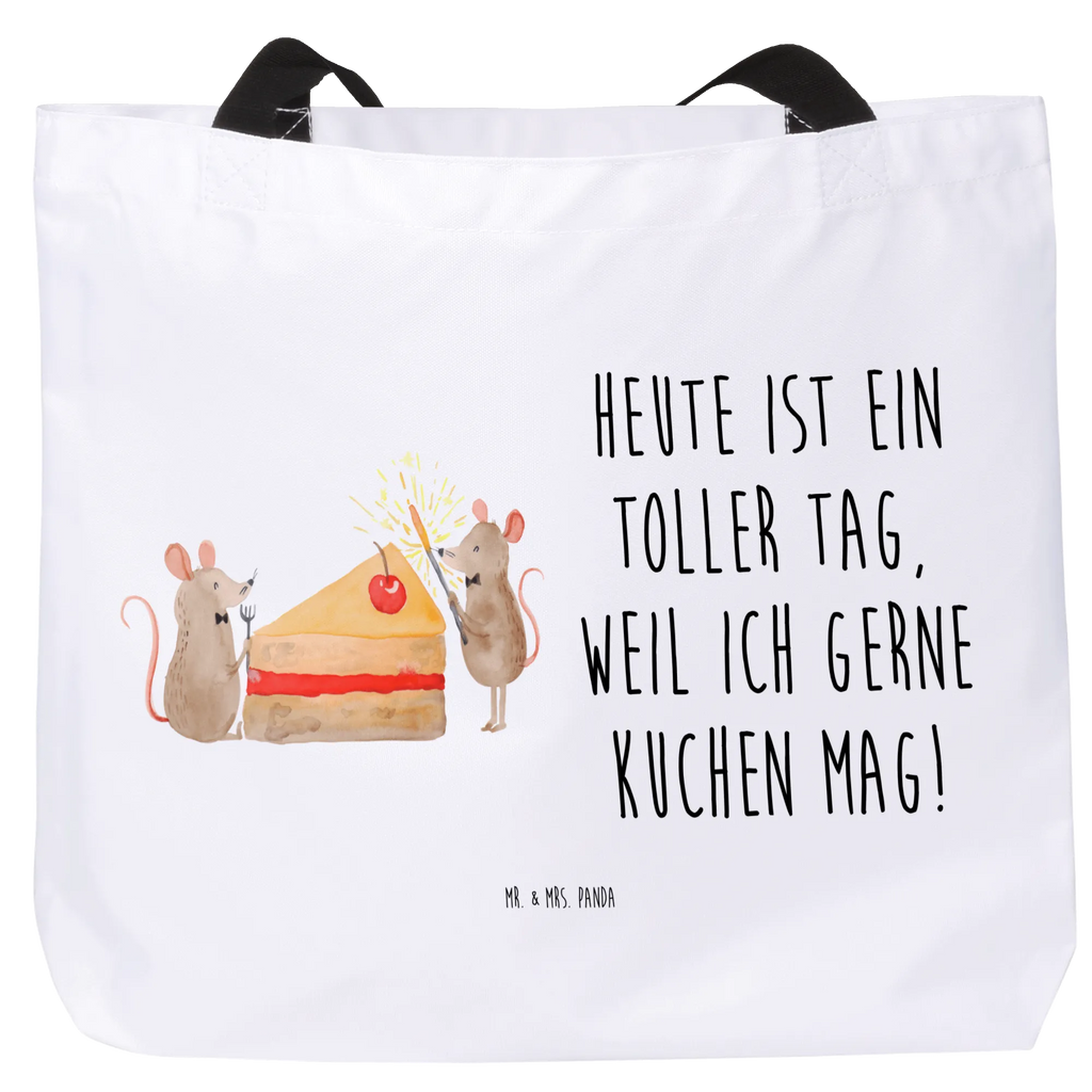 Shopper Mäuse Kuchen Beutel, Freizeittasche, Strandtasche, Shopper, Tasche, Tragebeutel, Einkaufsbeutel, Schulbeutel, Alltagstasche, Schultasche, Einkaufstasche, Geburtstag, Geburtstagsgeschenk, Geschenk, Maus, Party, Kuchen, Leben, Glück, Mäuse