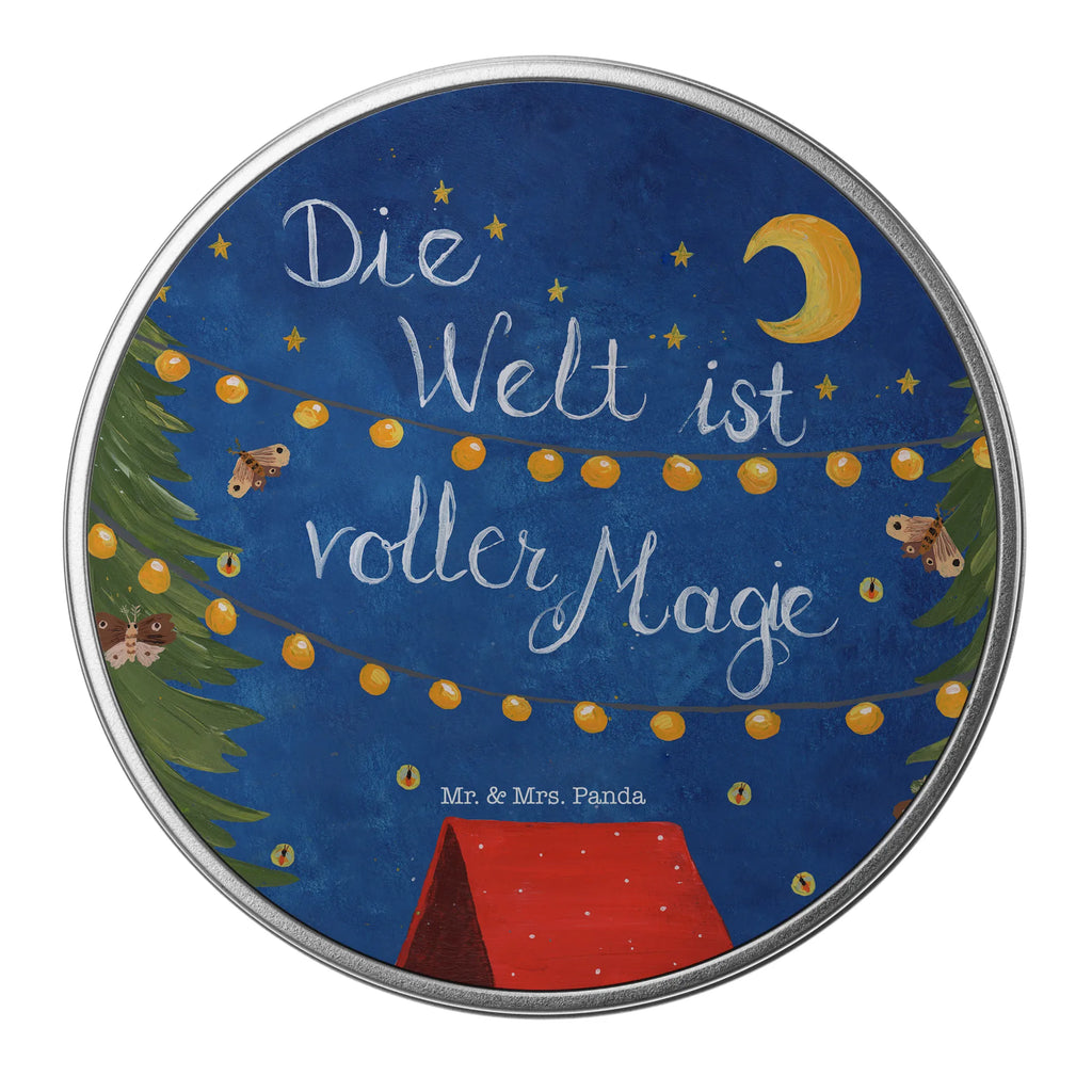 okrągła puszka z blachy Świat jest pełen magii Dekoracje kwiatowe, dekoracje wiosenne, dekoracje letnie, dekoracja, pozytywna wiadomość, miłośnik natury, na zewnątrz, natura, przygoda