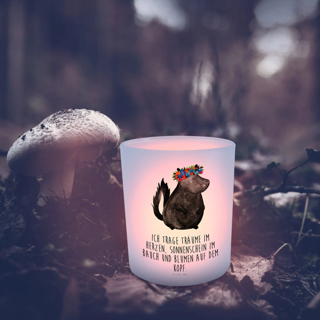 Windlicht Stinktier Mädchen Windlicht Glas, Teelichtglas, Teelichthalter, Teelichter, Kerzenglas, Windlicht Kerze, Kerzenlicht, Glas Windlicht, Windlicht Zur Hochzeit, Windlicht Deko, Windlicht Hochzeit, Teelichtgläser, Windlicht Dekorieren, Stinktier, Skunk, Wildtier, Raubtier, Stinker, Stinki, Yoga, Namaste, Lebe, Liebe, Lache