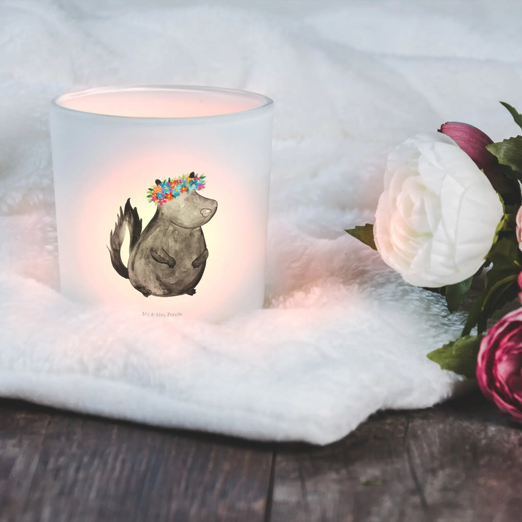 Windlicht Stinktier Mädchen Windlicht Glas, Teelichtglas, Teelichthalter, Teelichter, Kerzenglas, Windlicht Kerze, Kerzenlicht, Glas Windlicht, Windlicht Zur Hochzeit, Windlicht Deko, Windlicht Hochzeit, Teelichtgläser, Windlicht Dekorieren, Stinktier, Skunk, Wildtier, Raubtier, Stinker, Stinki, Yoga, Namaste, Lebe, Liebe, Lache
