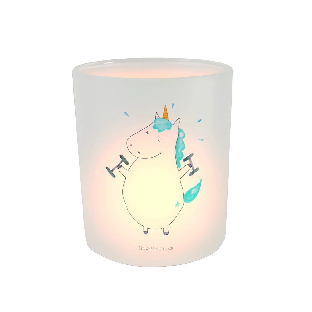 Lantern unicorn fitness tealight holder, glass tealight, Wind light, unicorn, unicorns, model, Dieting, Unicorn, English, Diet, Fitnessstudio, Unicorns, Sixpack, Fitness, Gym, Sports