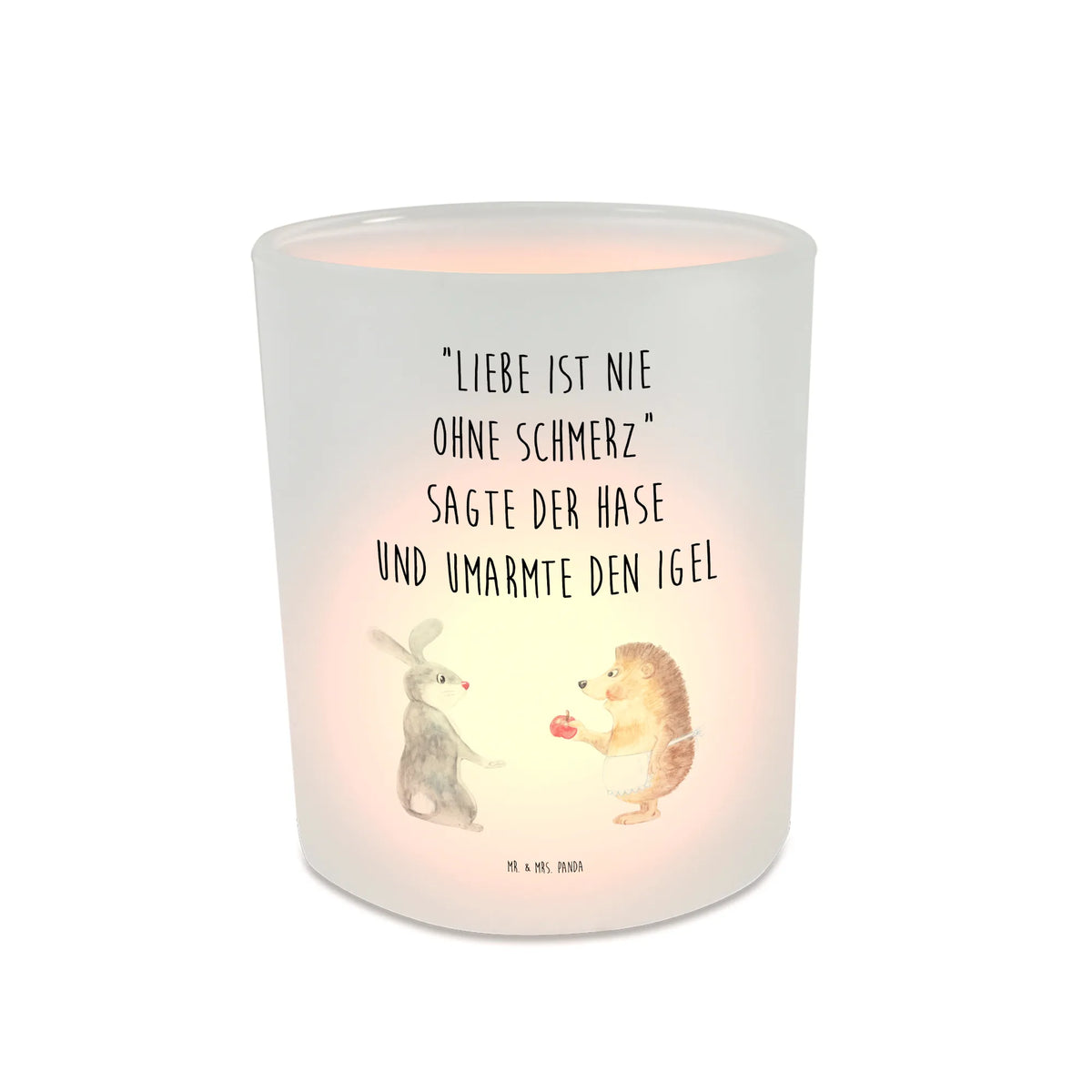 Lantern Hare Hedgehog Wind light, tealight holder, glass tealight, small animals, cute, funny, cute animal motives, hand drawn, small world, funny sayings, good mood, happy, gifts, gift ideas, special gifts, animal lover, card, hare, Hedgehog and hare, romantic saying, consolation, Hedgehog, heartache, pain of separation, lovesickness gift, love saying