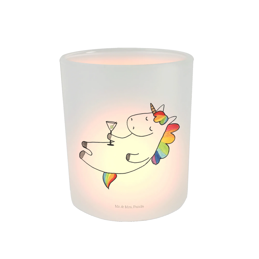 Lantern unicorn cocktail tealight holder, Wind light, glass tealight, unicorn, unicorns, party, birthday, celebrating, girlfriend gift, fun, girlfriend present, rum, champagne, caipirinha