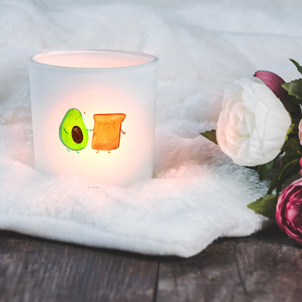 Lantern avocado toast glass tealight, tealight holder, Wind light, avocado, vegetables, Friend, Wedding gift, Couple, Avocado, Anniversary gift, Girlfriend, Engagement party, Engagement, Wedding, Anniversary, Toast, Toast bread, Lovers