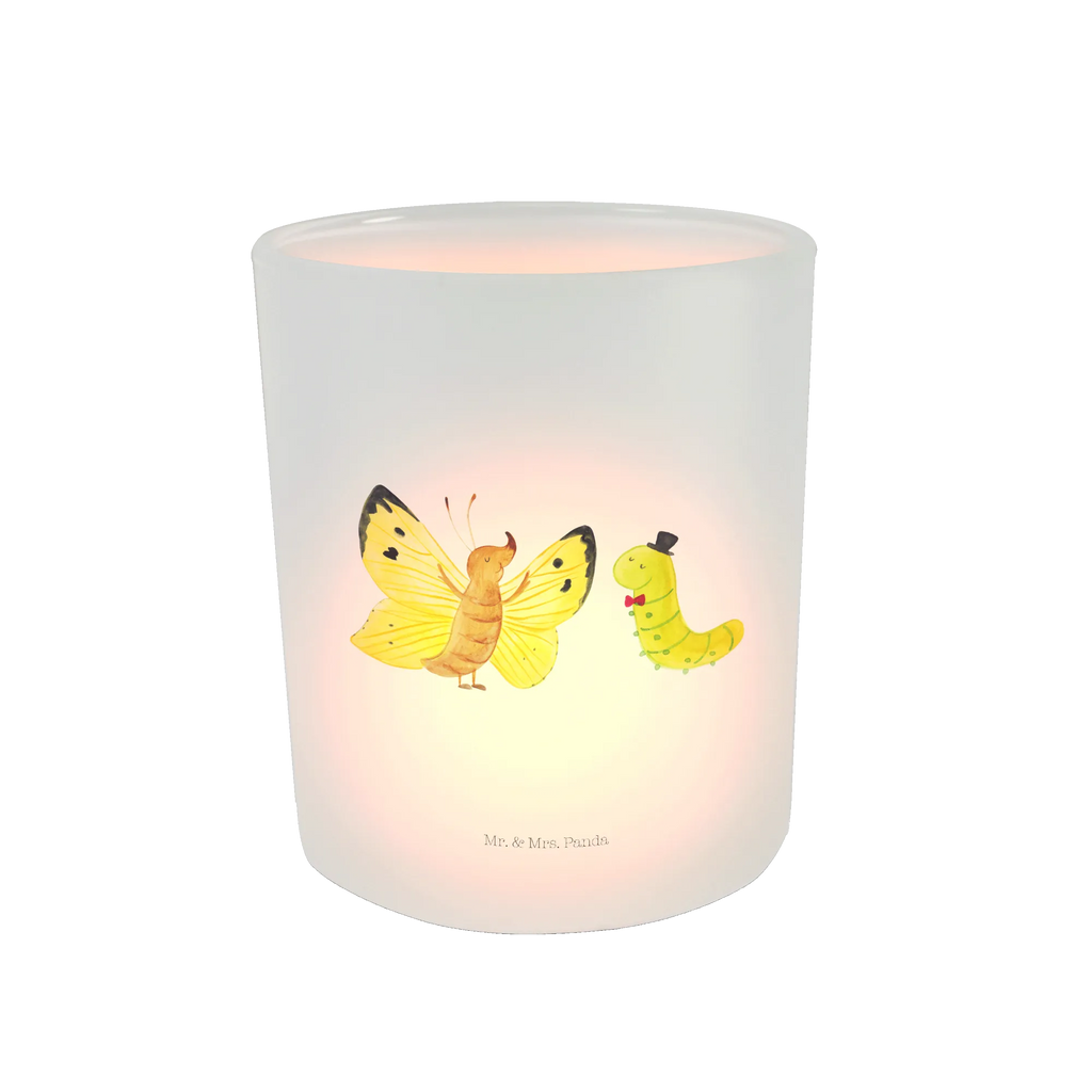 Lantern Caterpillar butterfly Wind light, glass tealight, tealight holder, small animals, cute, funny, cute animal motives, hand drawn, small world, funny sayings, good mood, happy, gifts, gift ideas, special gifts, animal lover, card, Caterpillar, growing up, butterfly, development, hat, lemon butterfly, cocoon, beauty