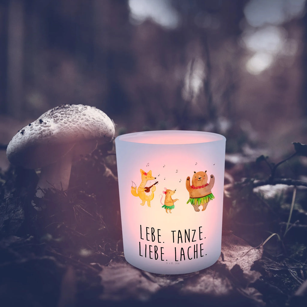 Lantern forest animals Aloha tealight holder, Wind light, glass tealight, small animals, cute, funny, cute animal motives, hand drawn, small world, funny sayings, good mood, happy, gifts, gift ideas, special gifts, animal lover, card, aloha, laughter, bear, forest, life, rabbit, music, dancing, forest animals, hedgehog