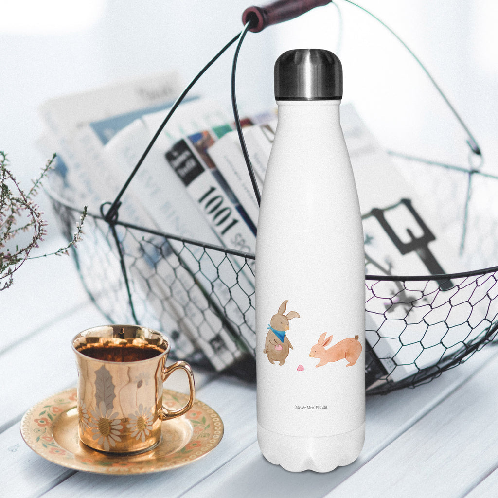 Insulated bottle Bunnies with seashell Thermos bottle 500ml, Thermos, Thermos bottle, stainless steel, Thermos bottles, Family, Father's Day, Mother's Day, brother, sister, Mom, Dad, BFF, collecting shells, rabbits, shells, best friend, best friends, sea, girlfriends, girlfriend