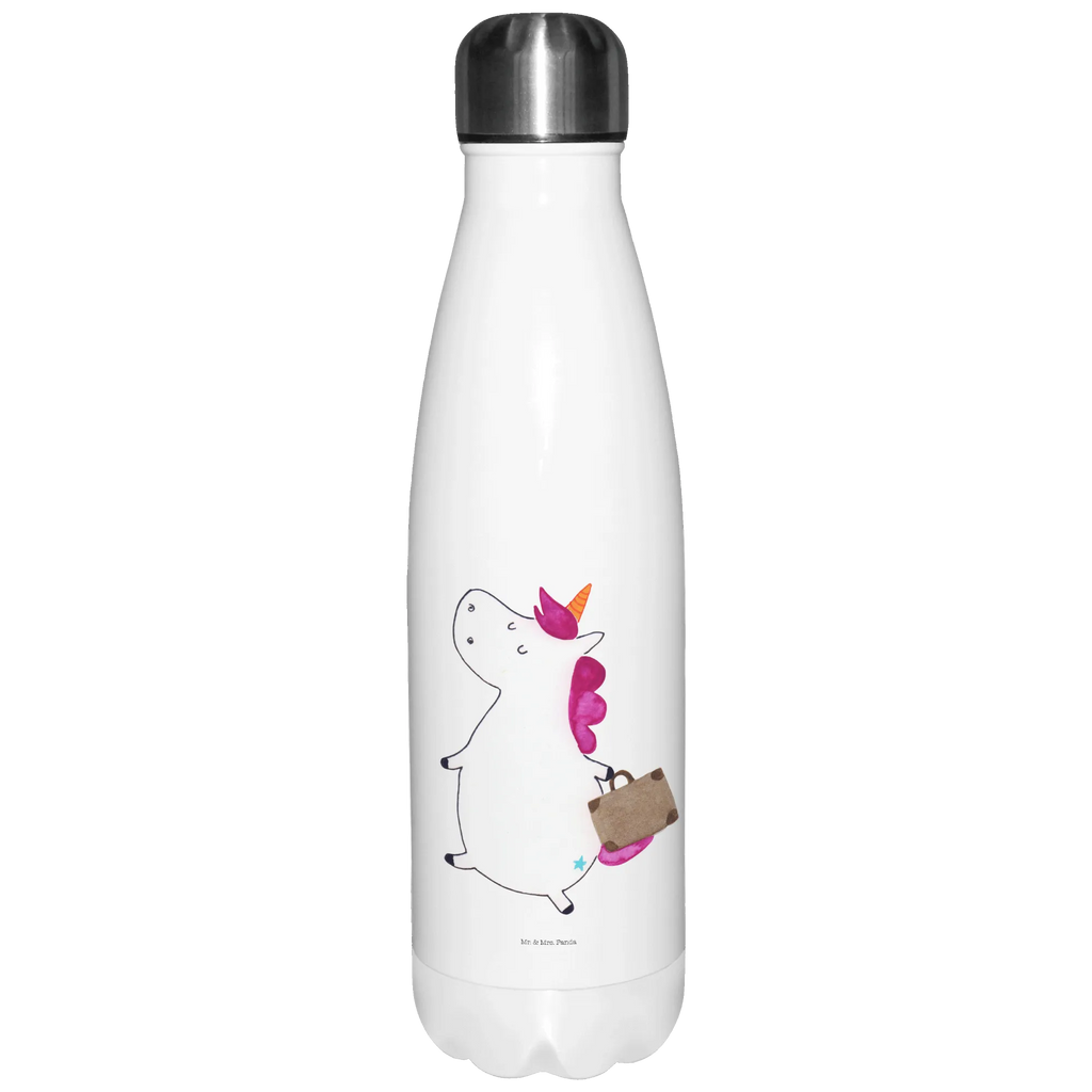 Insulated bottle unicorn Suitcase stainless steel, Thermos bottles, Thermos, Thermos bottle 500ml, Thermos bottle, unicorn, unicorns, suitcase, adventure, traveler gift, Unicorn, traveling, luggage, travel, holiday present