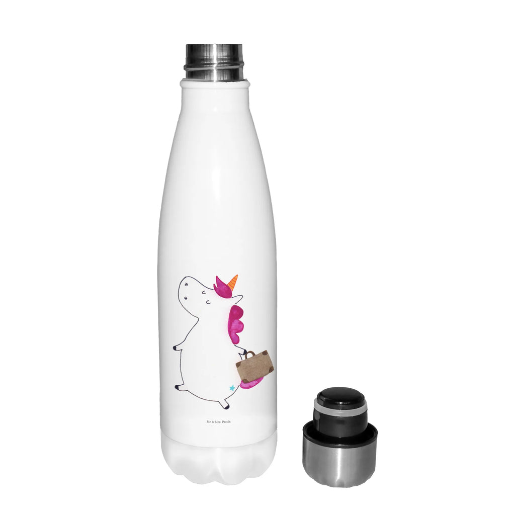 Insulated bottle unicorn Suitcase stainless steel, Thermos bottles, Thermos, Thermos bottle 500ml, Thermos bottle, unicorn, unicorns, suitcase, adventure, traveler gift, Unicorn, traveling, luggage, travel, holiday present