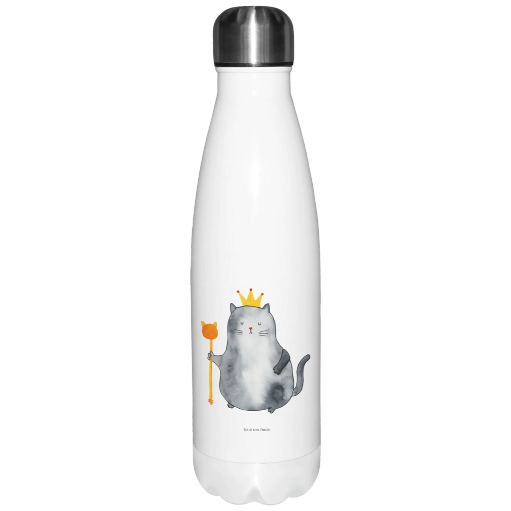 Insulated bottle Cat king Thermos, stainless steel, Thermos bottles, Thermos bottle 500ml, Thermos bottle, cat, tomcat, kitty, meow, kitten, housecat, mama cat, love cats, cat image, cat fan, cat lover, cat fancier, cat decoration, gift for cat lover, cat owner, funny cats, cat sayings, cat motto, funny cat gifts, fan merchandise, cat stuff, animal lover, apartment, cats, queen, family, pussy, moving in, move, tenement, first own apartment, king, pet