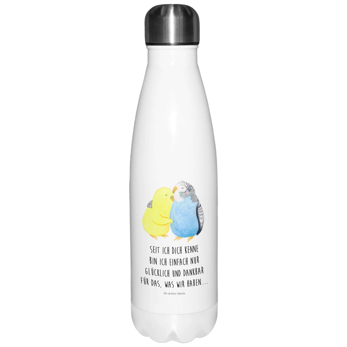 Thermosflasche Wellensittich Liebe wanderflasche, Kaffeeflasche, flasche aus edelstahl, Thermo-Trinkflasche, Thermoflasche Edelstahl, thermosflaschen, Getränkeflasche, reiseflasche, Edelstahlflasche, Sprudelflasche, thermobehälter, Teeflasche, thermobottle, edelstahl wasserflasche, thermo trinkflasche, Edelstahl Thermosflasche, edelstahl isolierflasche, Outdoorflasche, isolierbehälter, Thermosflasche, Trinkflasche, Vakuumflasche, schulflasche, Trinkgefäß, Trinkflasche Isoliert, Trinkbehälter, Isolier-Trinkflasche, Wasserflasche, isolier trinkflasche, Thermos, Sportflasche, metallflasche, trinkflaschen, isolierflaschen, Verlobung, Freund, Heiraten, Partner, Heiratsantrag, Liebesgeschenk, Hocheitstag, Ehemann, Freundin, Ehefrau, Jahrestag, Liebe, Wellensittich, Nähe, Vertrauen, Vögel, Kuscheln