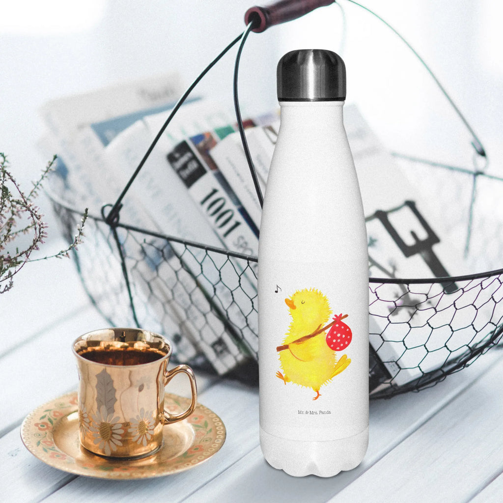 Insulated bottle chick wander Thermos, stainless steel, Thermos bottle 500ml, Thermos bottles, Thermos bottle, Easter, Easter bunny, miracles, happy Easter, joy, chick, backpacker, time management, spring fever, globetrotters, nonsense, Easter greetings, greetings, travelling, love, time, Easter eggs, egg, Easter egg
