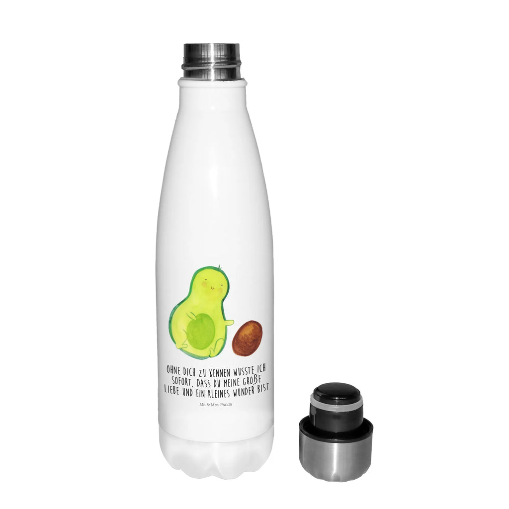 Insulated bottle avocado core rolls Thermos bottles, Thermos, Thermos bottle 500ml, stainless steel, Thermos bottle, avocado, vegetables, child, love, infant, big love, pregnancy, for birth, birthday, first child, baby, avocados, baby party, birth