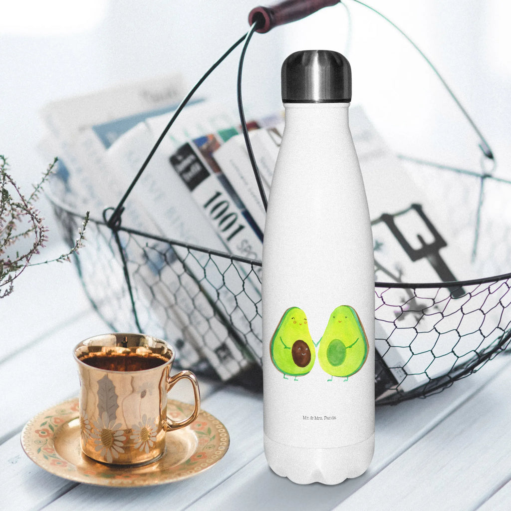 Insulated bottle avocado pair Thermos bottle 500ml, Thermos bottle, stainless steel, Thermos bottles, Thermos, avocado, vegetables, baby shower, love, avocuddle, birth, family, baby party, children, avocados, pregnancy, wedding